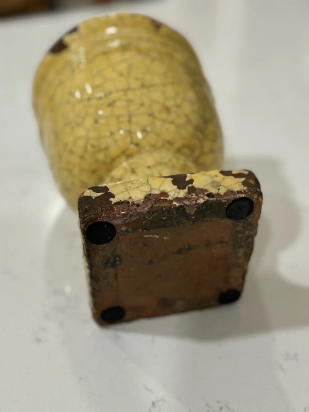 Anthropologie Aged Herb Pot, Pedestal